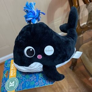 Brand New Whale Dog Toy With Squeaker.